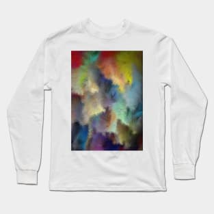 Falling Color Clouds Long Sleeve T-Shirt